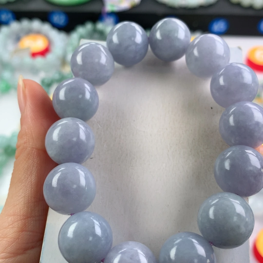 翡翠未镶嵌手链卡15.8