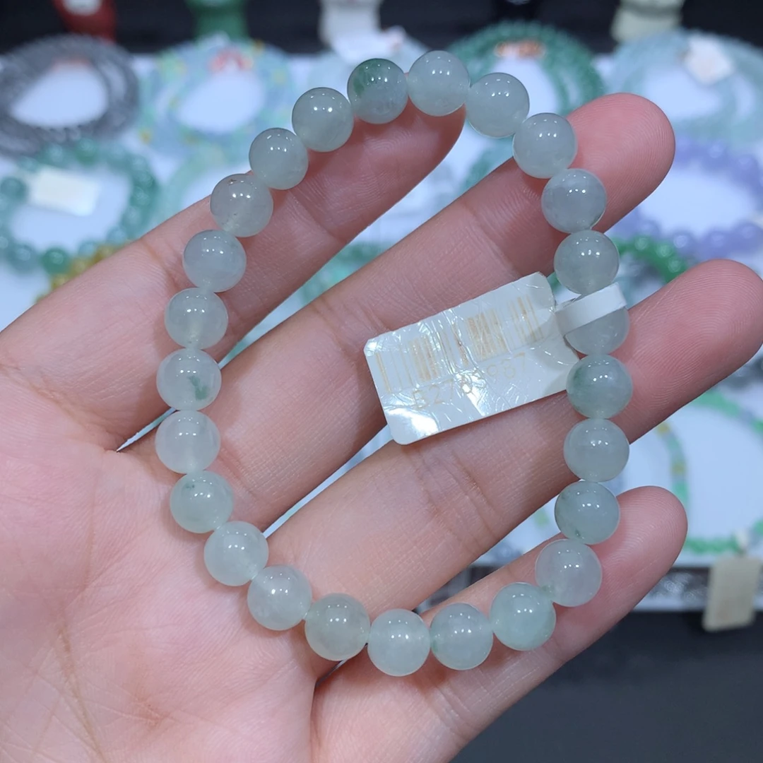 未镶嵌手串翡翠天然