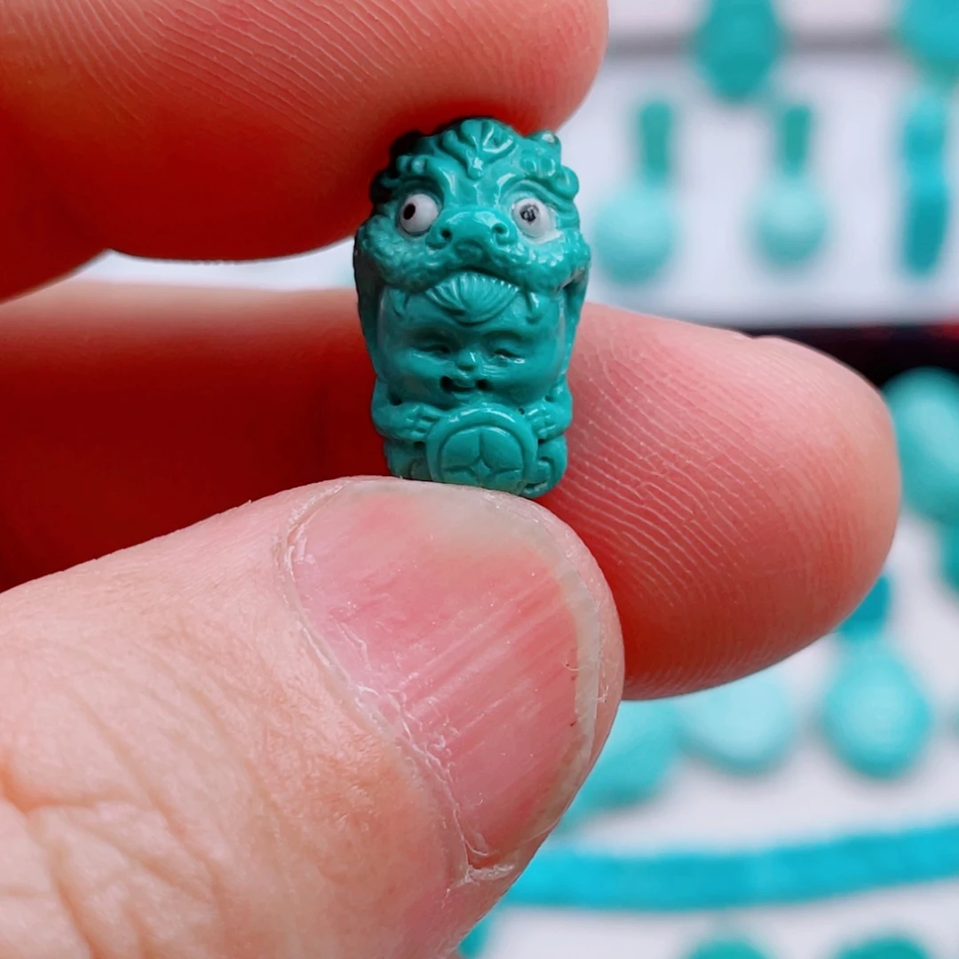 绿松石未镶嵌吊坠(不含链)