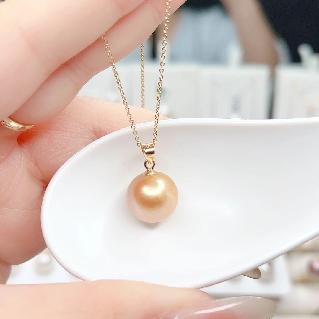 吊坠(赠链)淡水珍珠银S925镶嵌