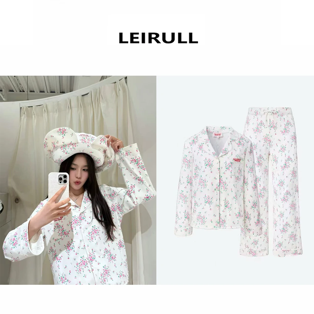 【蕾子】Sst X联名碎花睡衣长袖长裤套装 正确版本