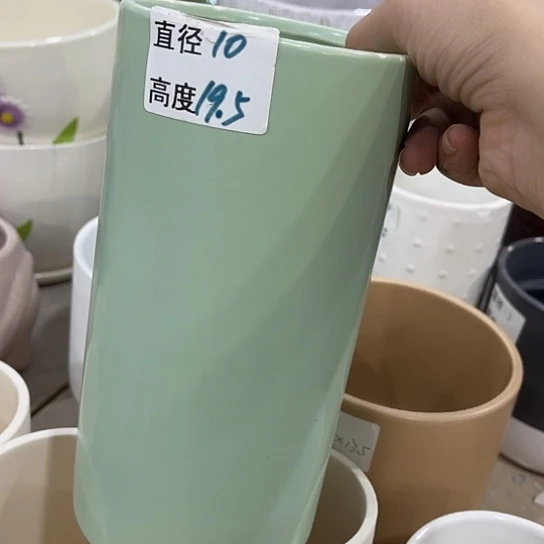 多肉绿植陶瓷花盆9.9包邮，有孔