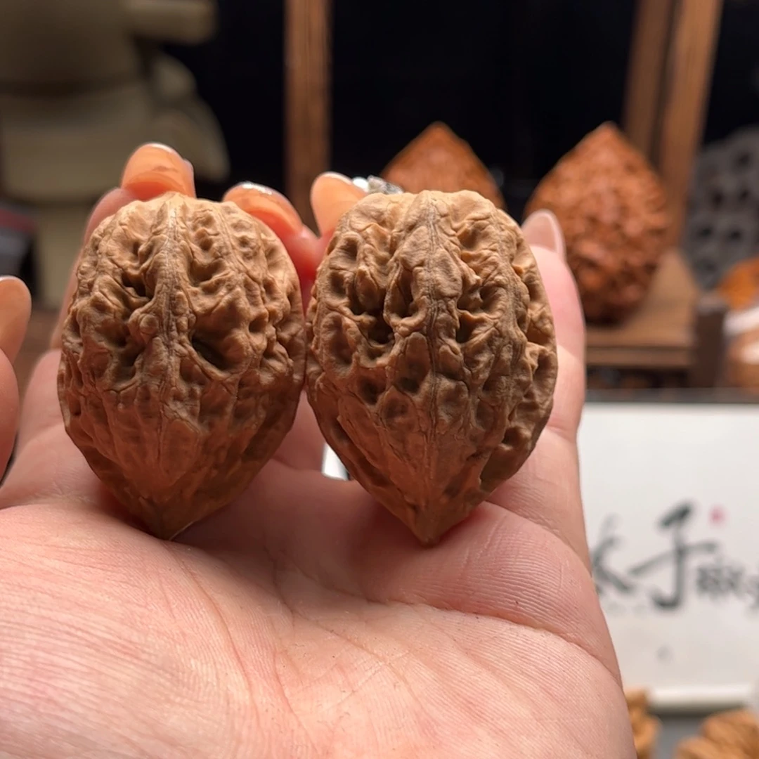 文玩核桃把件关东木子家楸大胖80