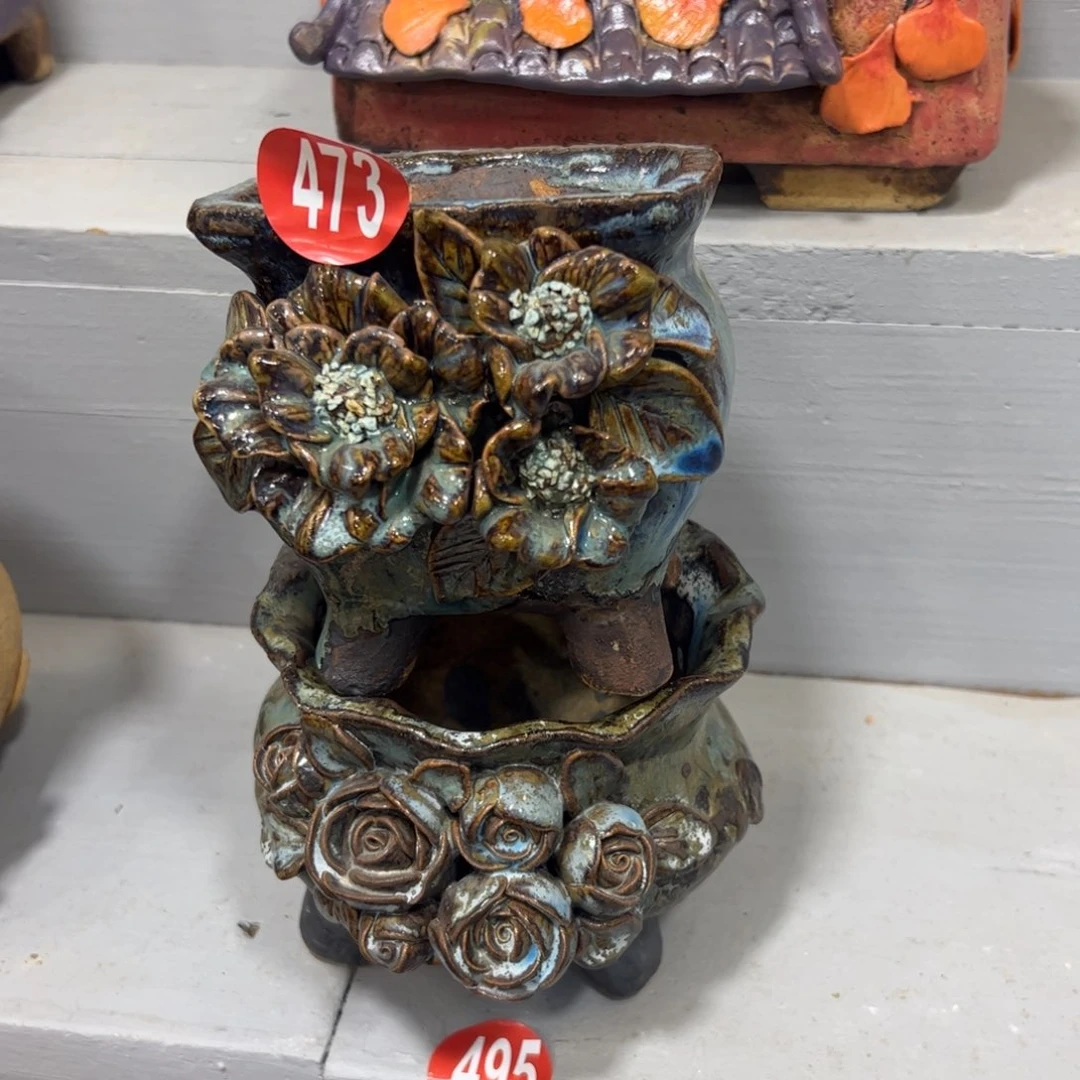 微瑕473 号陶然花器手工花盆