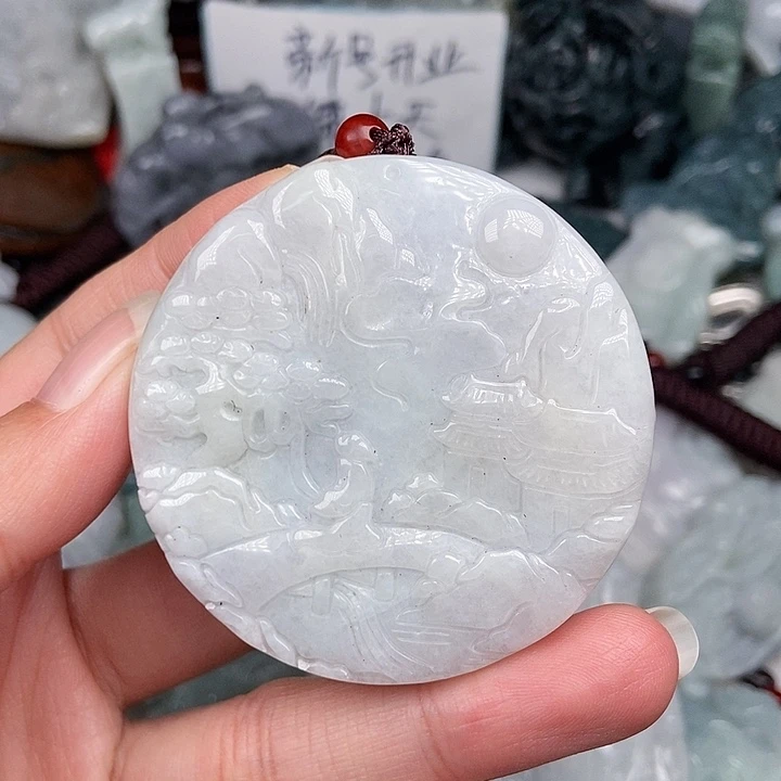 颈饰未镶嵌翡翠翡翠