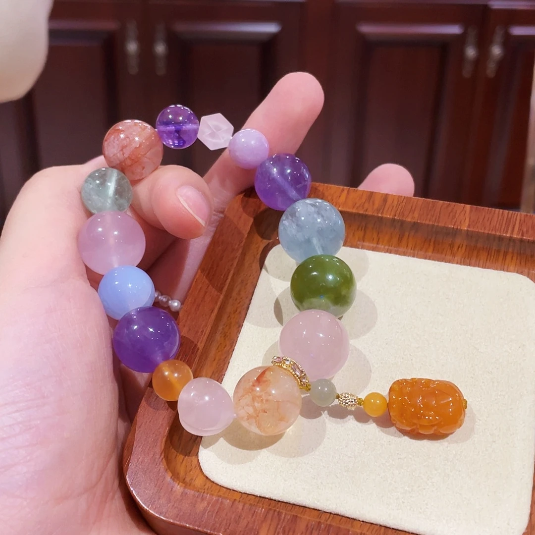未镶嵌蜜蜡手链手串