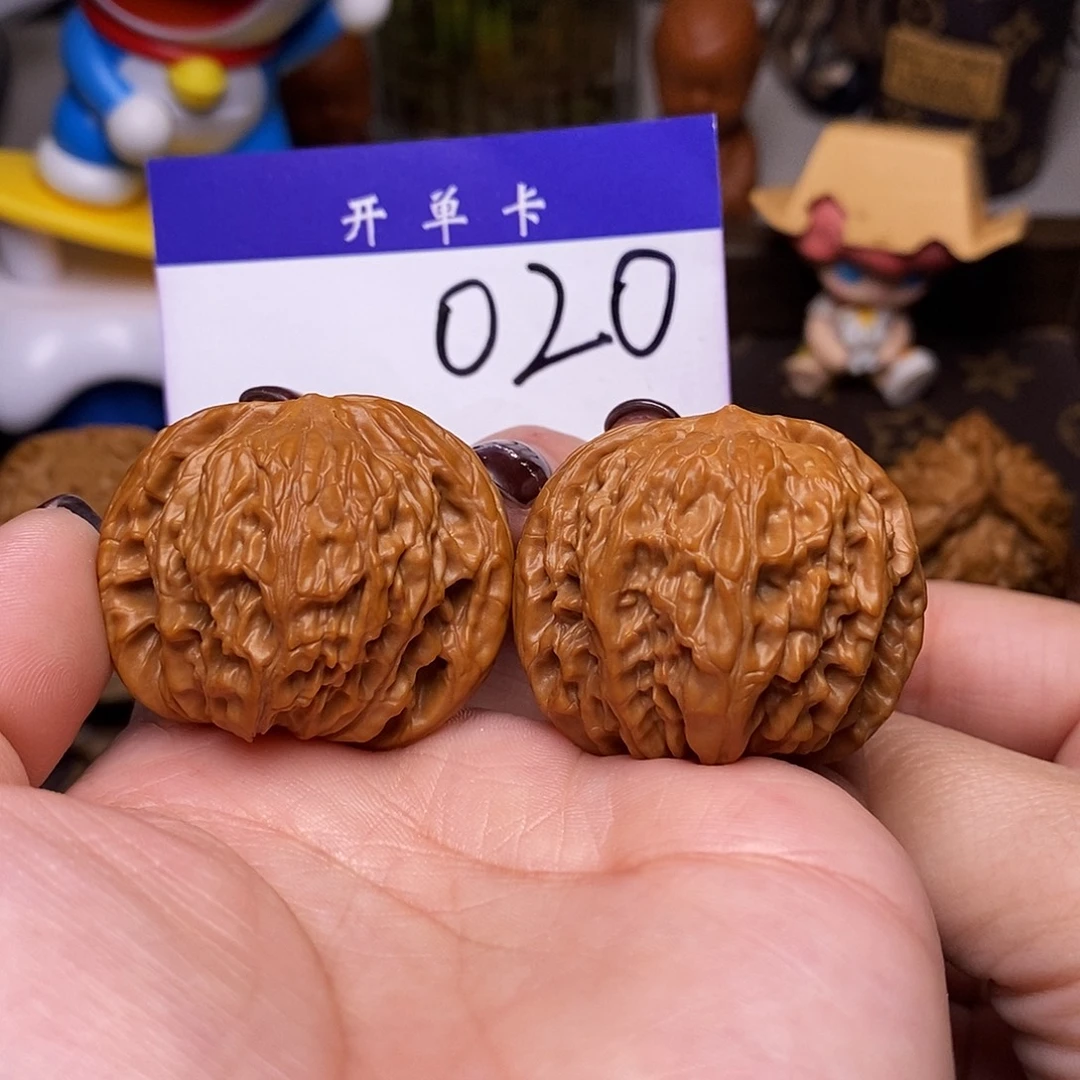 吊坠桃核文玩核桃磨盘38全品n