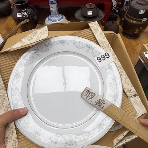 瓷片呀工艺品摆件瓷器摆件正能量