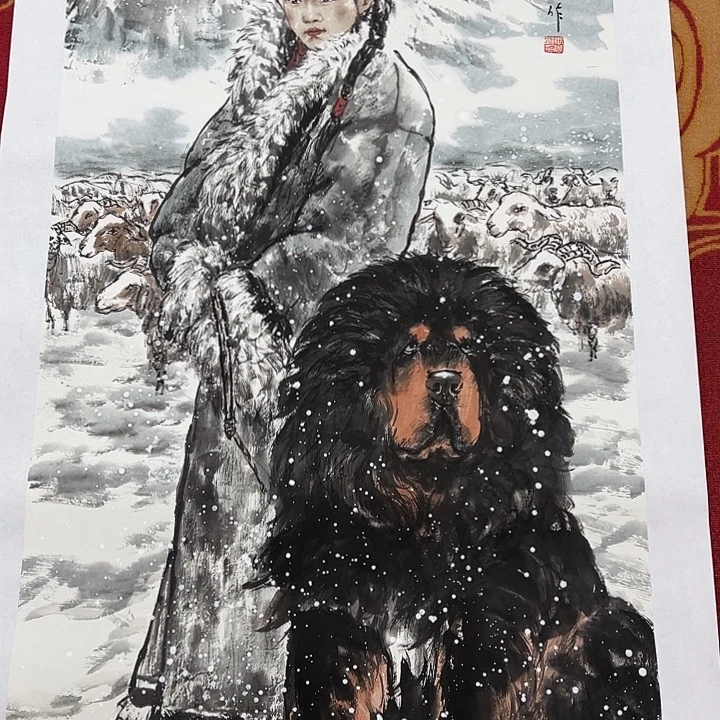 国画书画作品多次