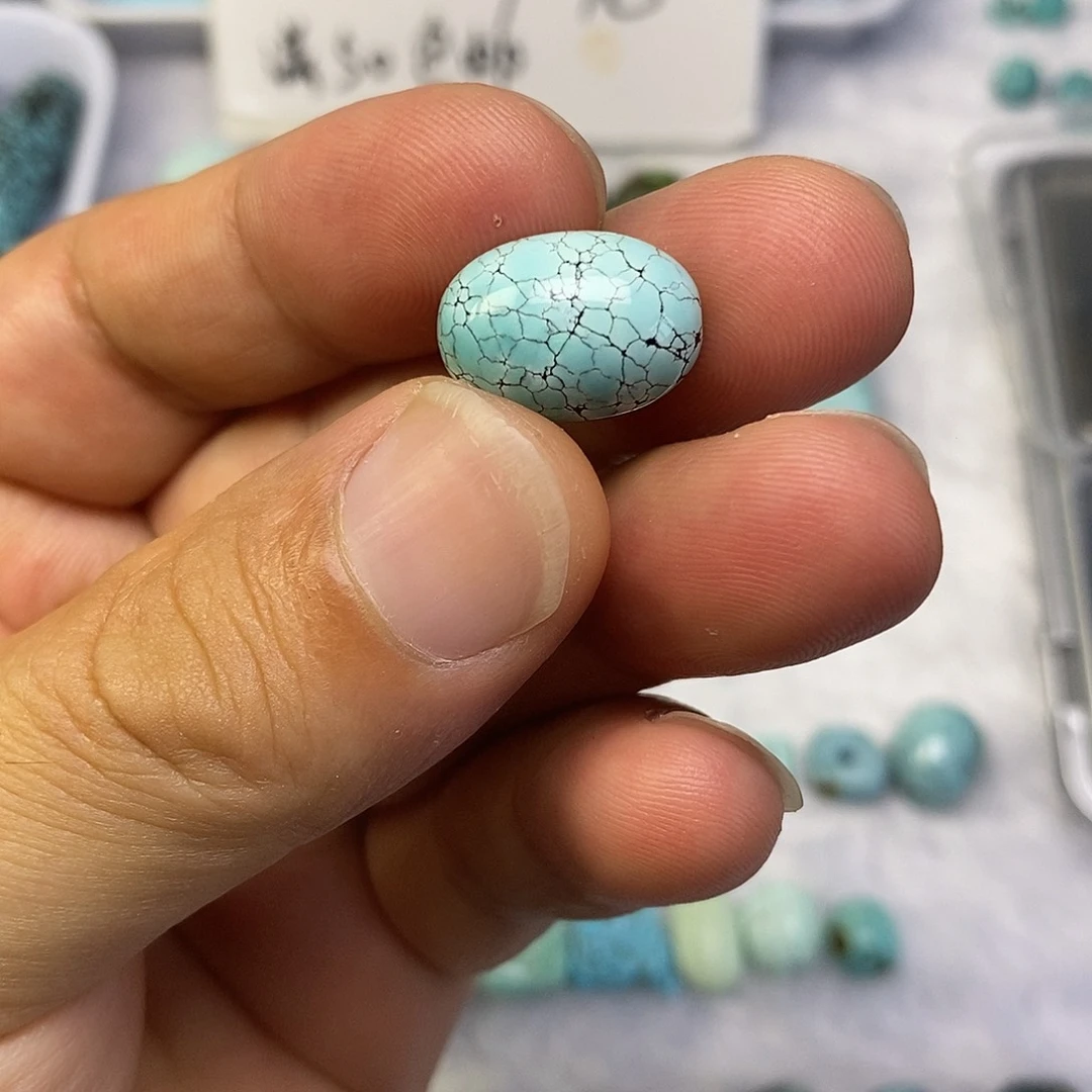 未镶嵌高瓷网花枣珠卡12