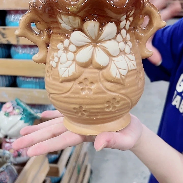 有孔，满10元发货多肉陶瓷花盆