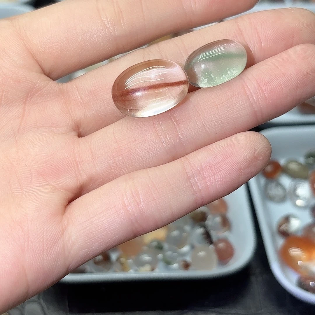 水晶珠宝半成品银S925镶嵌呦***⁸