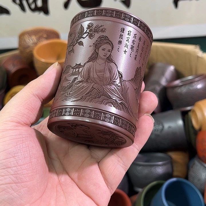 茶杯紫砂全手工紫砂主人杯