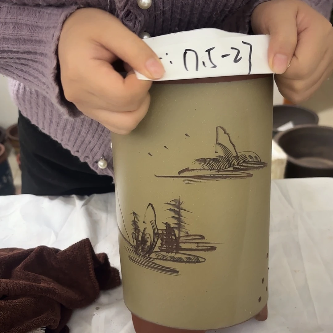 紫砂宜兴紫砂孤品直筒