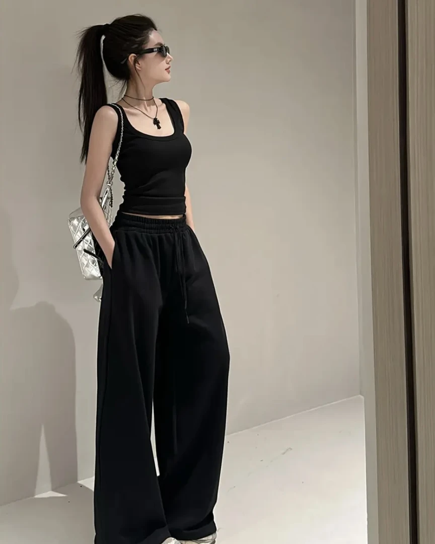 JYE10329【店主自留款】吊带背心女夏季外穿西装内搭工字上衣