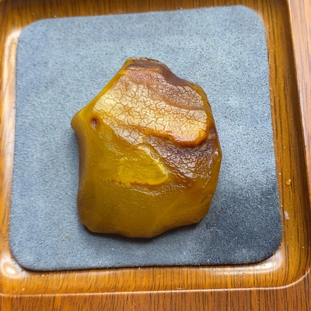 定制琥珀未镶嵌闪****胖