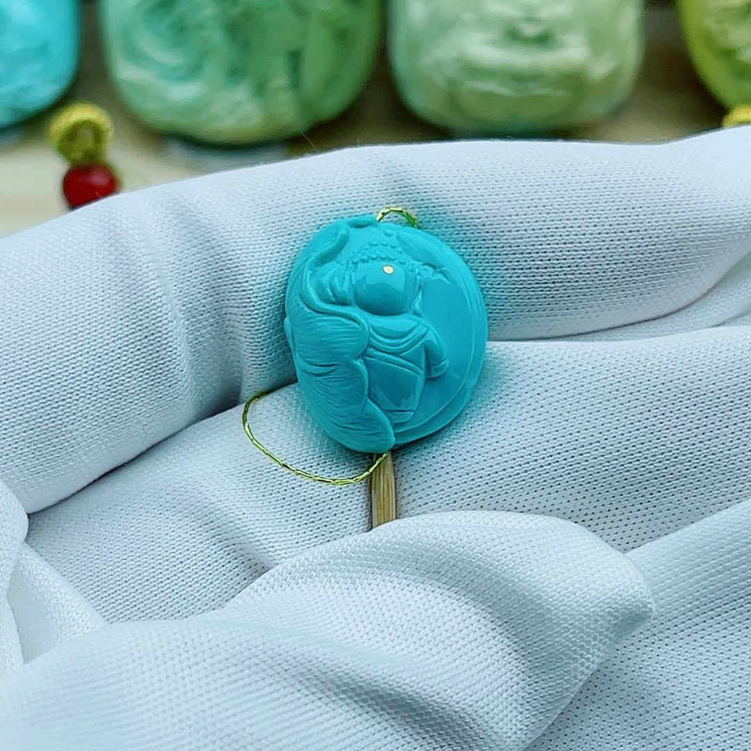 绿松石未镶嵌珠宝奇石