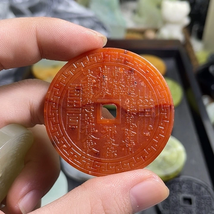 蛇纹石玉未镶嵌时尚岫玉挂件