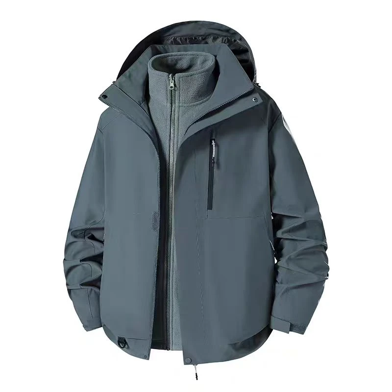 （1静1）秋冬款三合一防风防水情侣户外冲锋衣（下单备注编码发货）