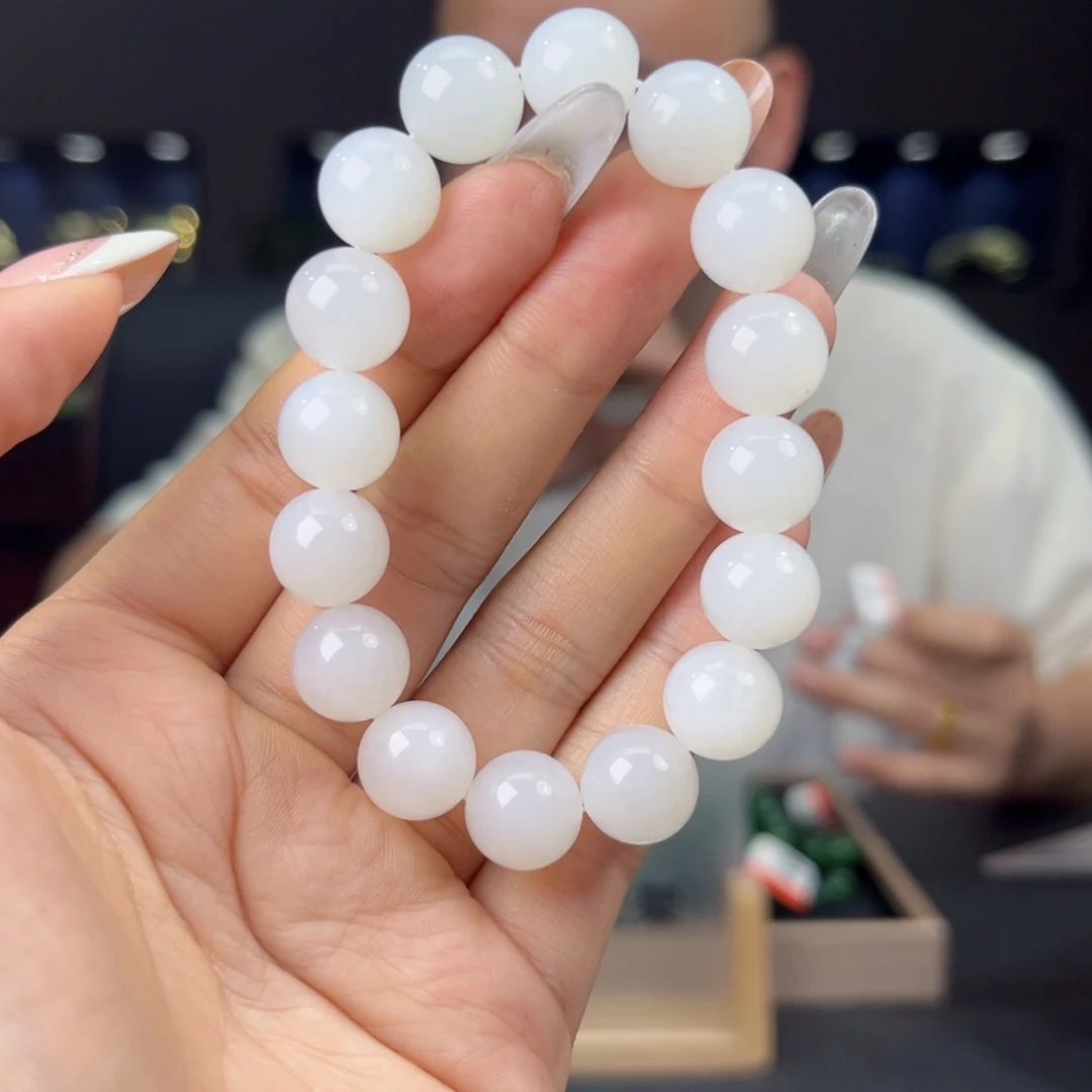 手链未镶嵌和田玉纯天然和田玉新疆且末天泰料k12