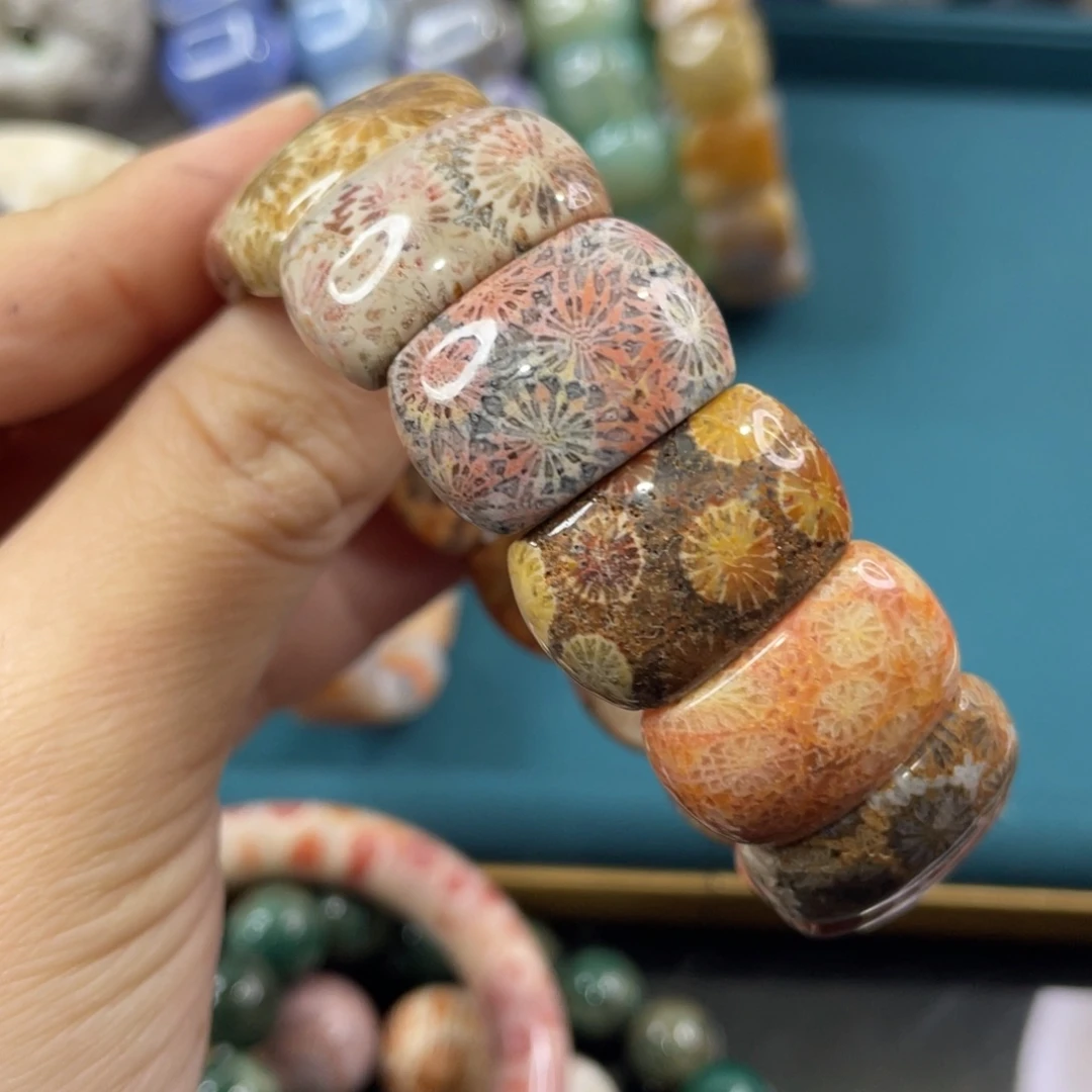 未镶嵌手镯硅化玉