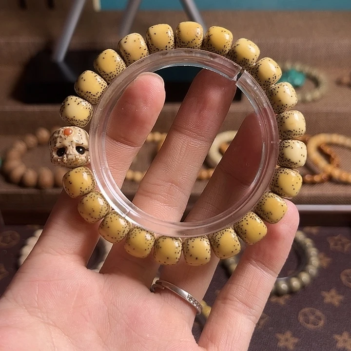 星月菩提吊坠10原生态侧留白阿呆