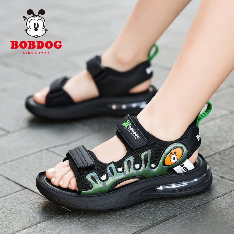 巴布豆童鞋男童凉鞋夏季新款运动休闲男孩鞋子软底防滑儿童沙滩鞋