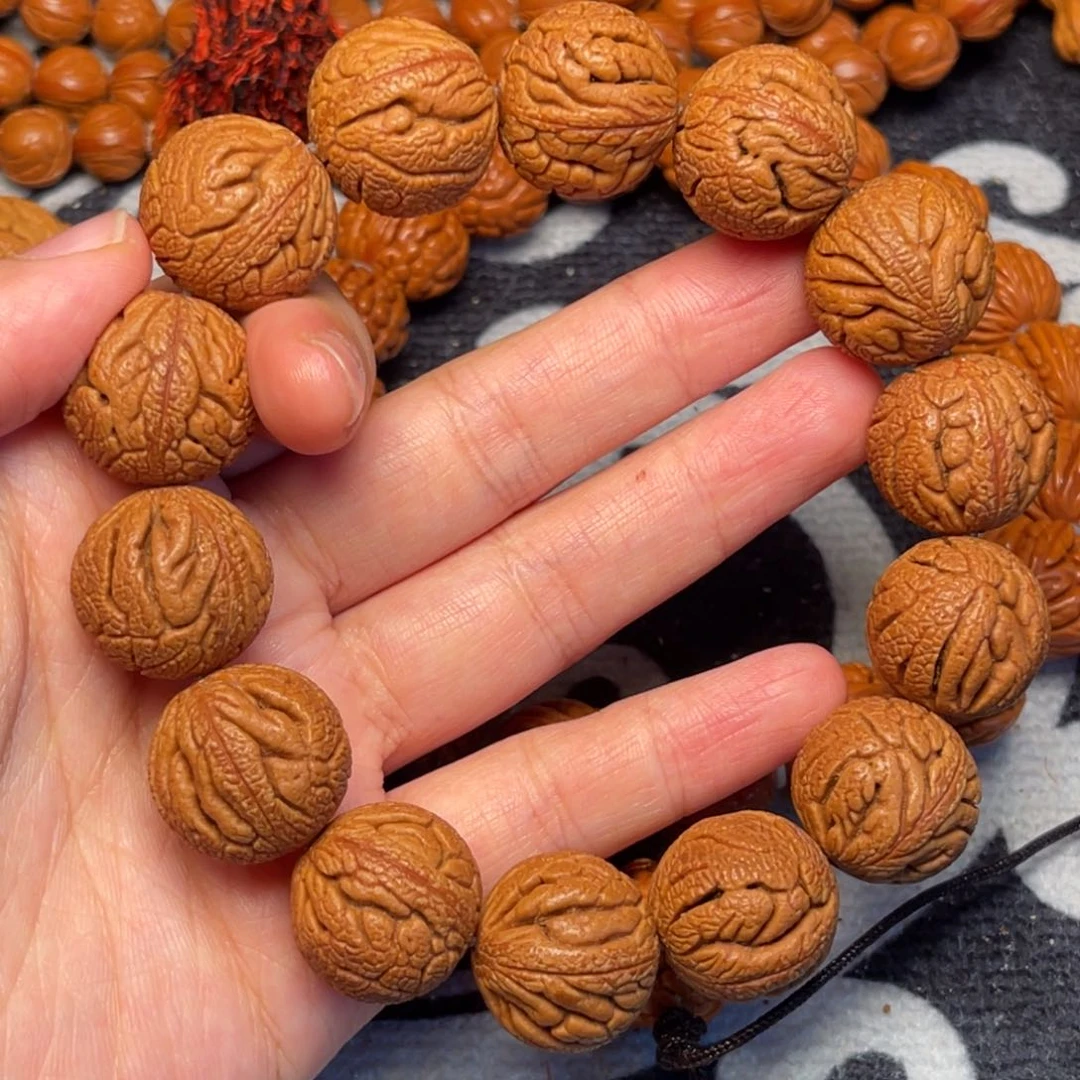 桃核手串龙纹桃核