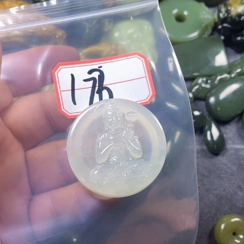 未镶嵌蛇纹石玉手链