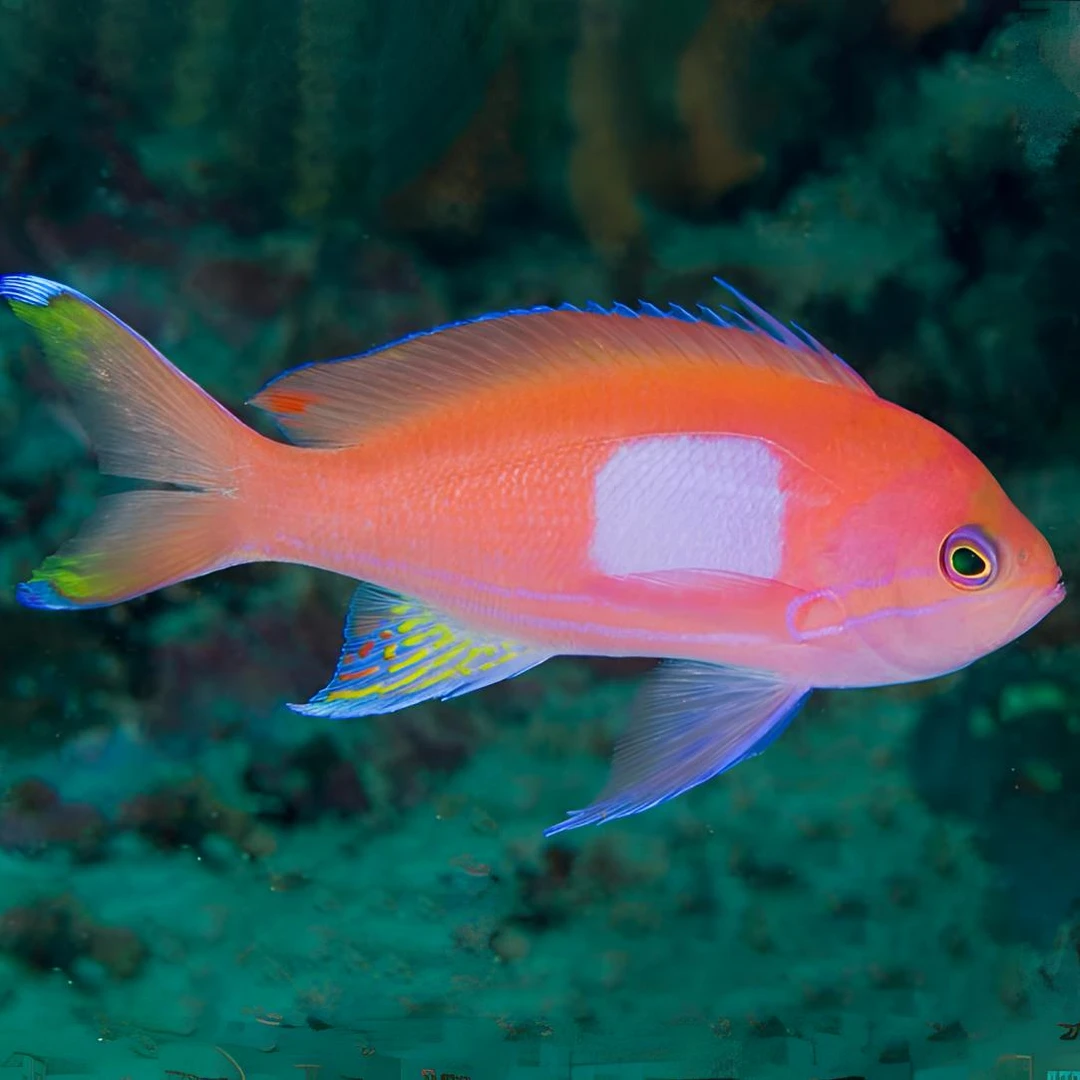 紫印（公）海水鱼海水观赏鱼报损需开箱视频