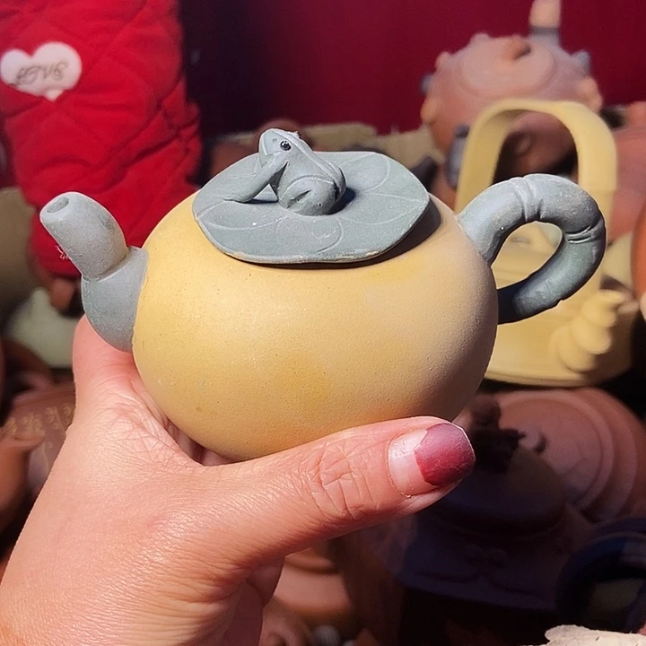 全手工制作宜兴紫砂茶壶