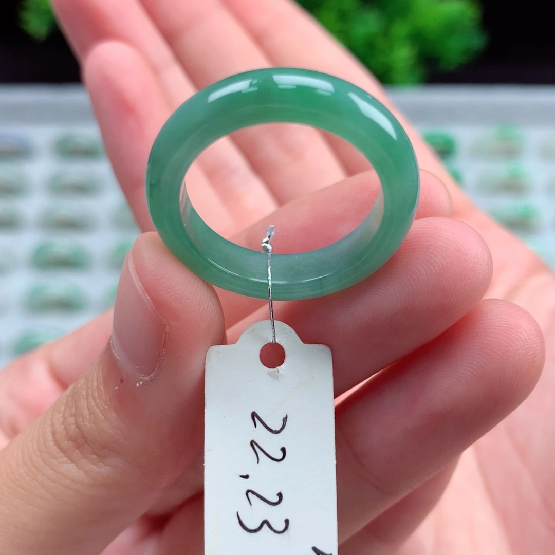 未镶嵌戒指翡翠天然