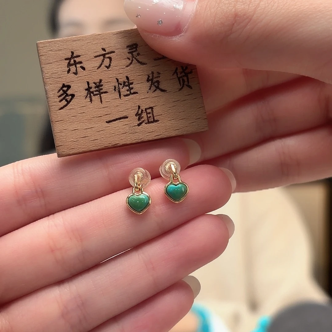 绿松石银S925镶嵌颈饰