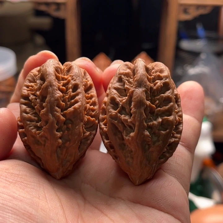 文玩核桃把件楸大胖72