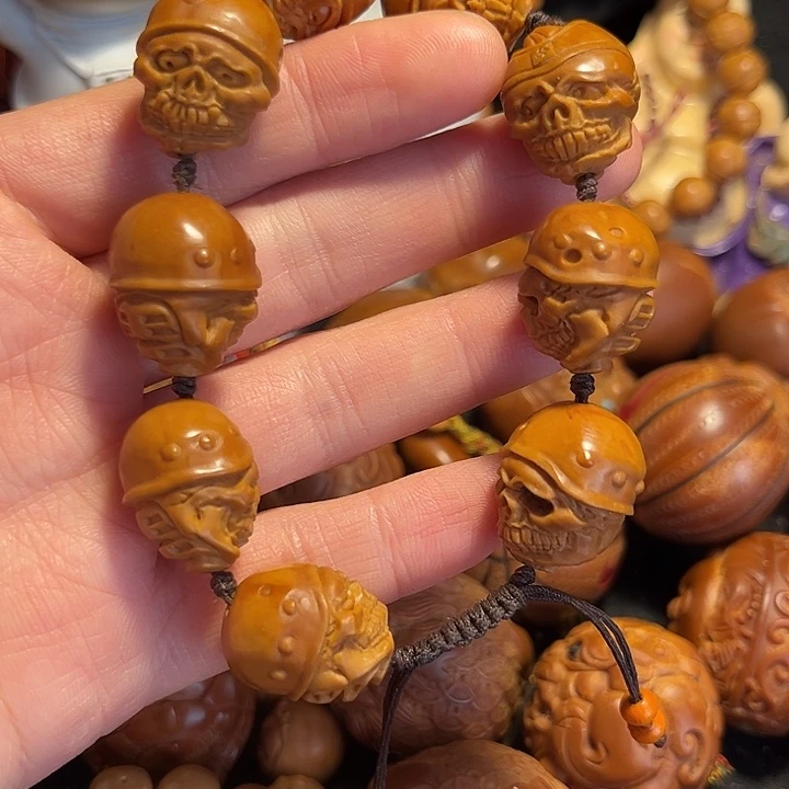 橄榄核手串/手链骷髅军团