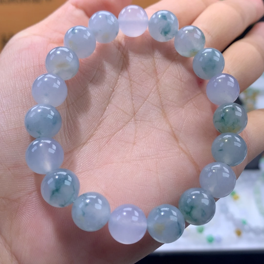翡翠未镶嵌手链卡10