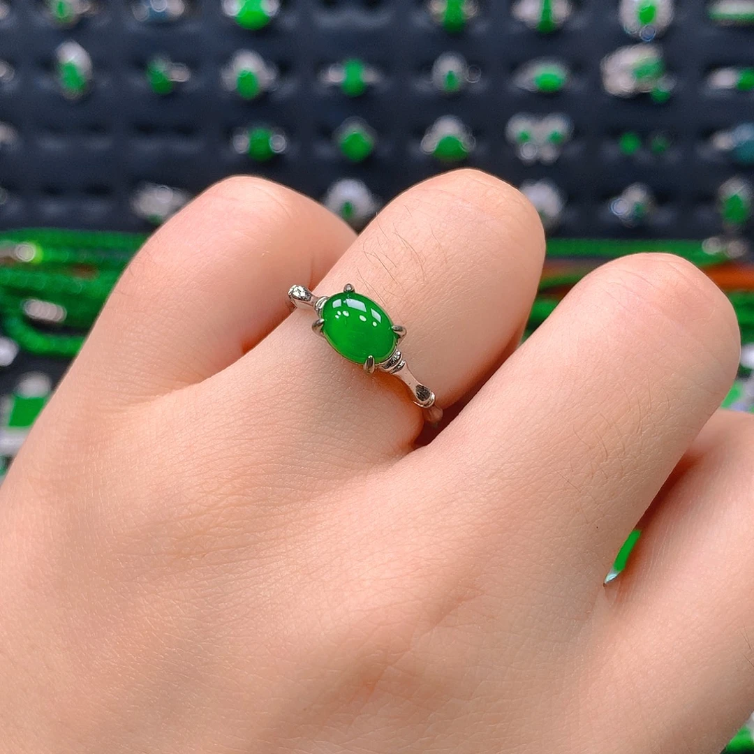 @***@翡翠未镶嵌吊坠(不含链)戒指