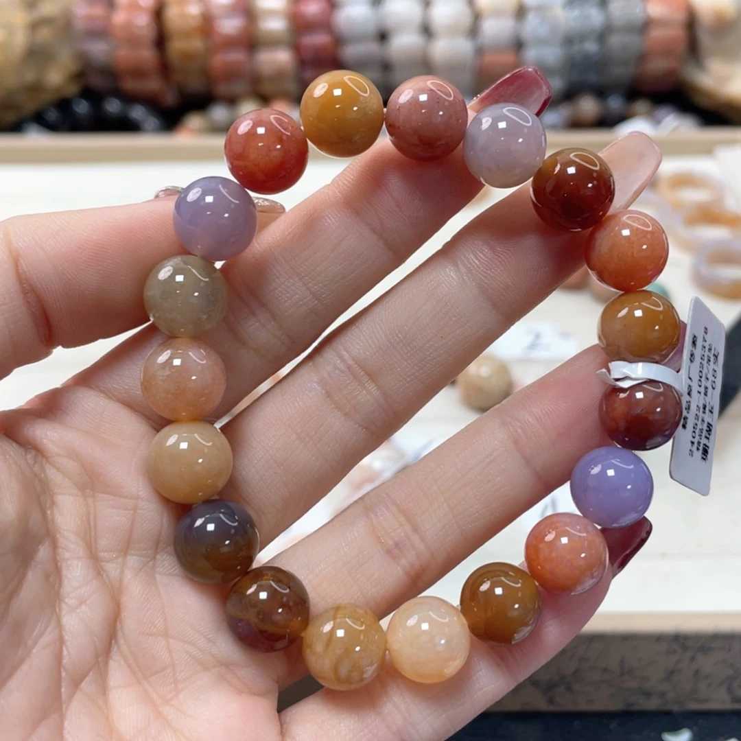 硅化珊瑚（珊瑚玉）手链未镶嵌小*硕296