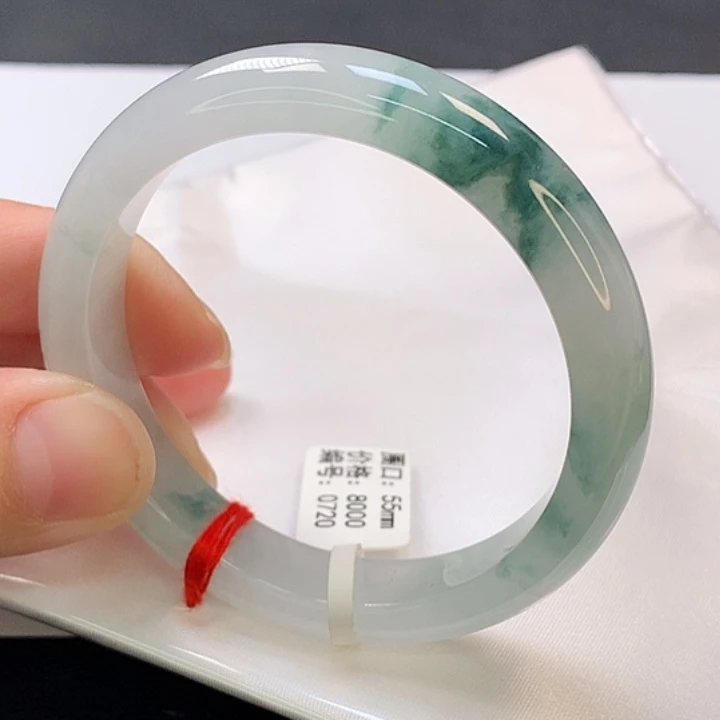 翡翠未镶嵌手镯手镯55
