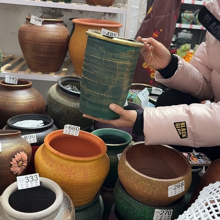 瑕疵绿色直筒485高度20口径15