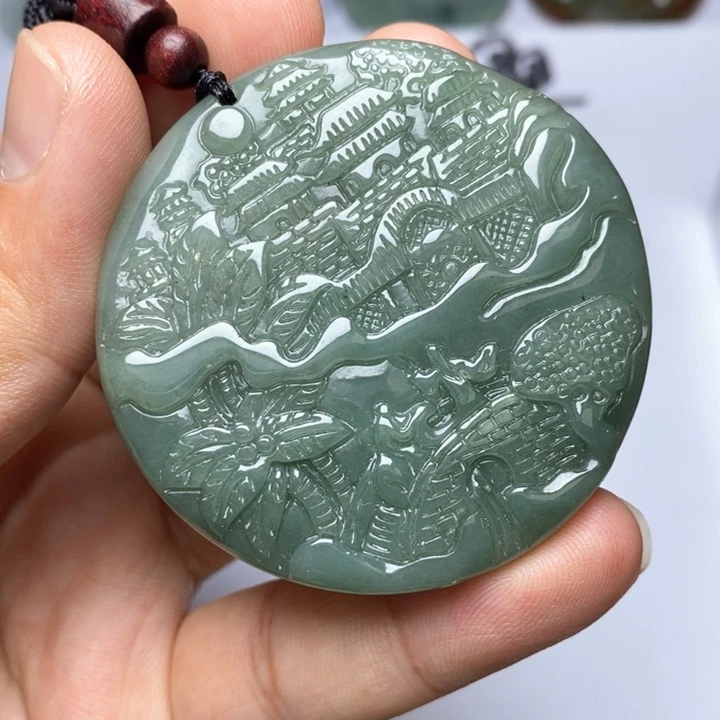 颈饰未镶嵌翡翠翡翠