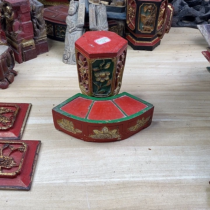 ༄***࿐香榧木茶室空间老木雕花板