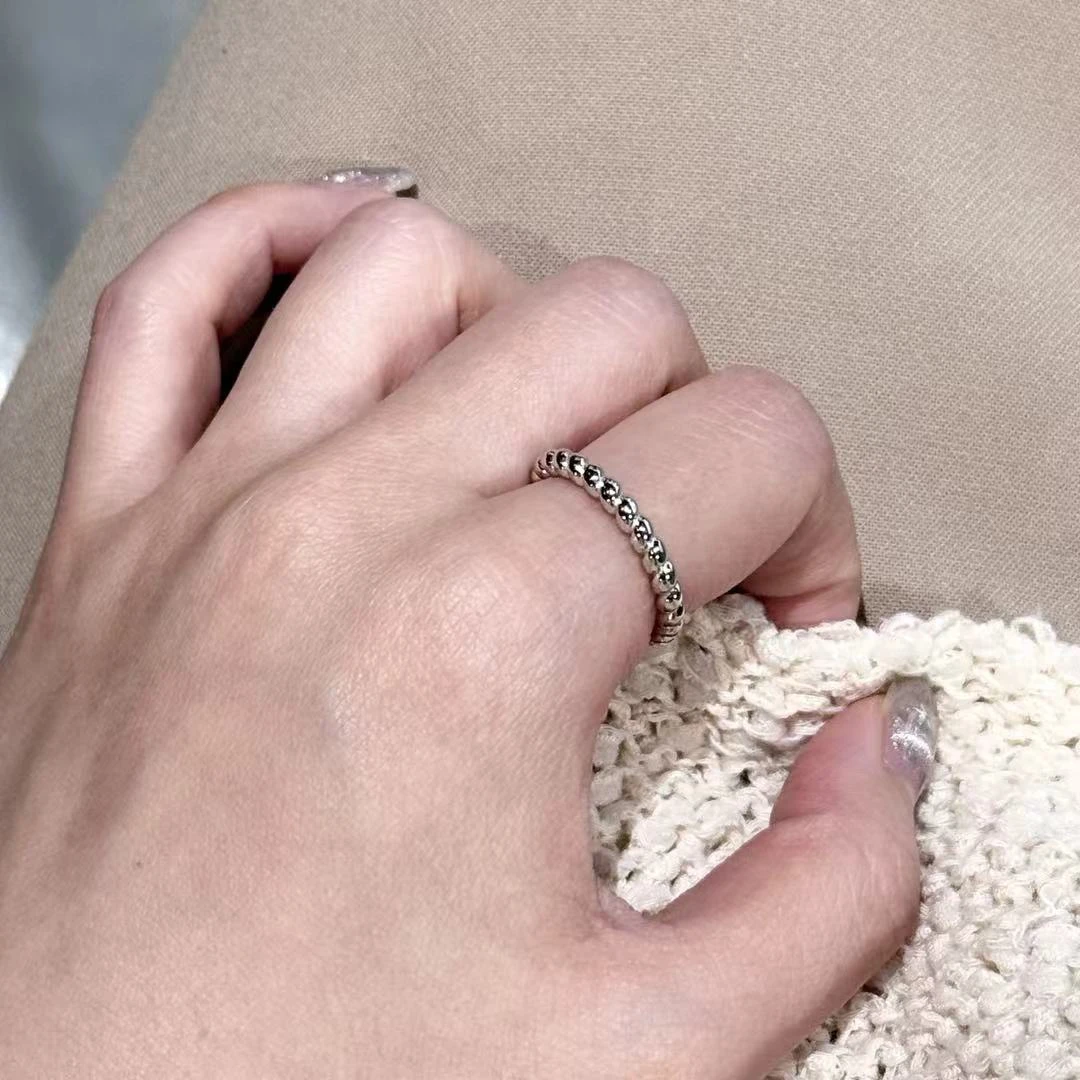 925银戒指 麻花戒指 通体纯银