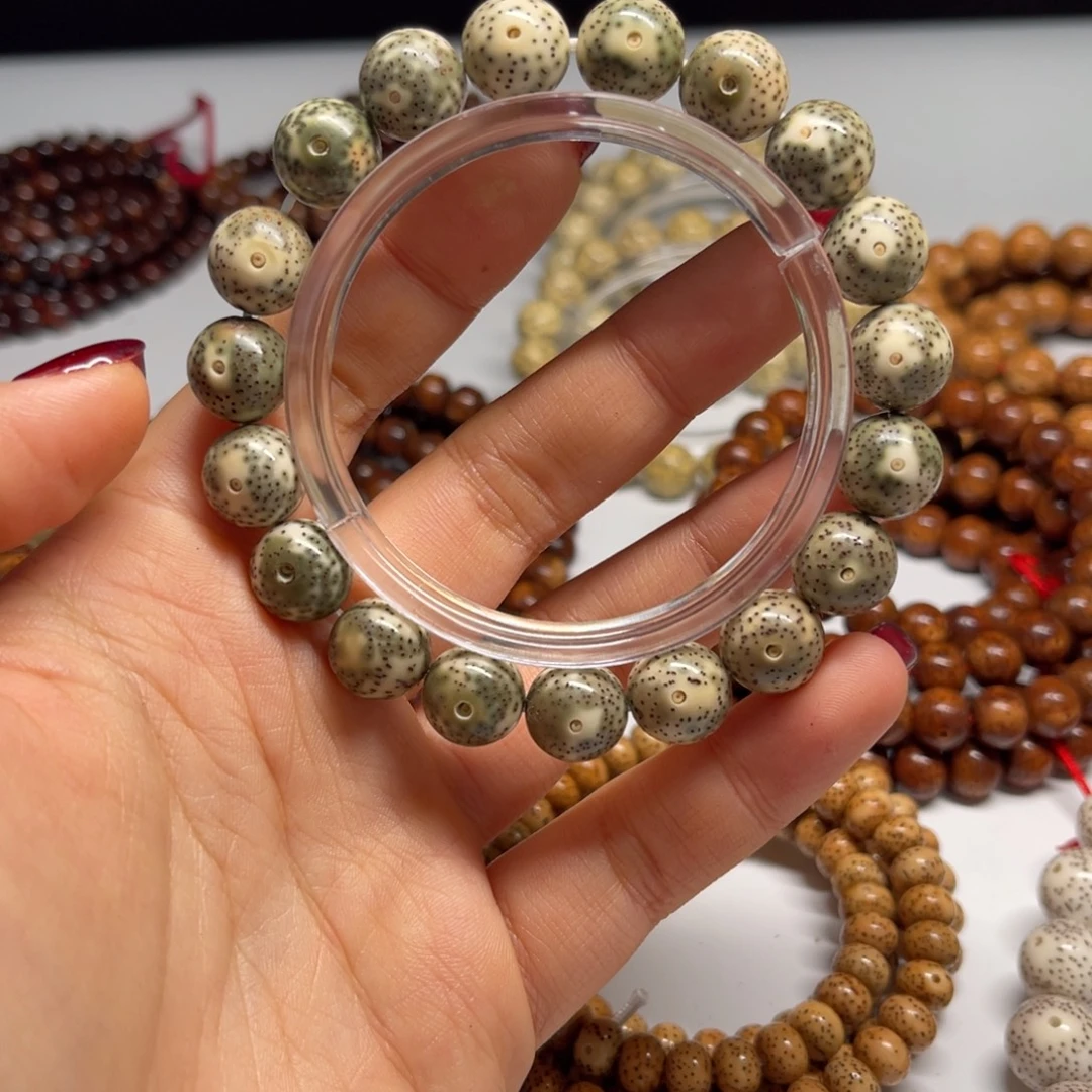 吊坠星月菩提12圆珠青花