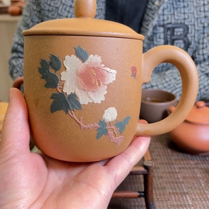 段泥茶壶衣*黄金段全手工制作