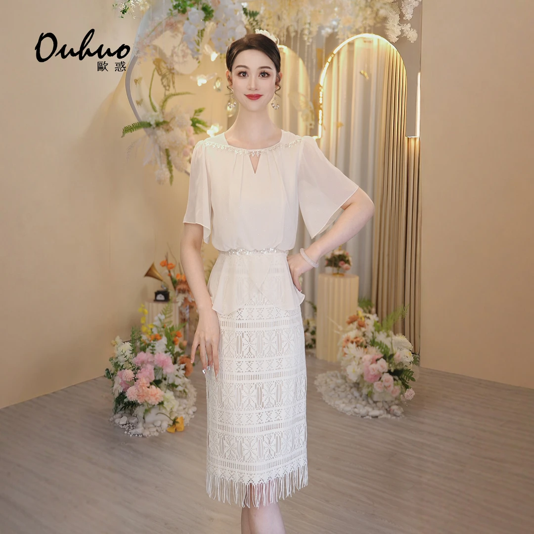 现货【木木定制】2025年夏季新款法式高贵气质优雅连衣裙OHDRI05069