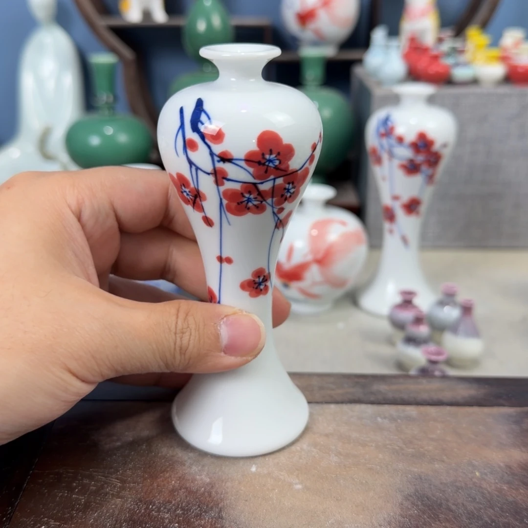 陶瓷手工小花器摆件