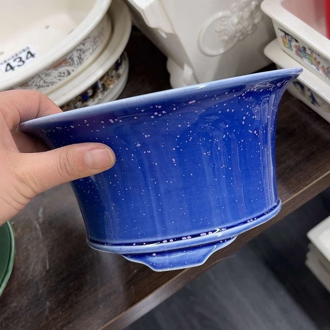 紫砂花盆260号微瑕20/10cm