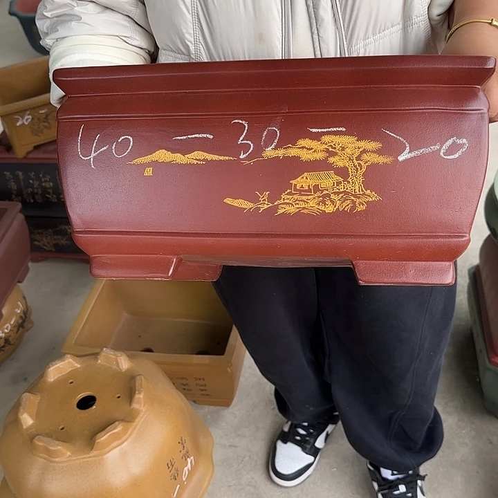 紫砂花盆真的想看