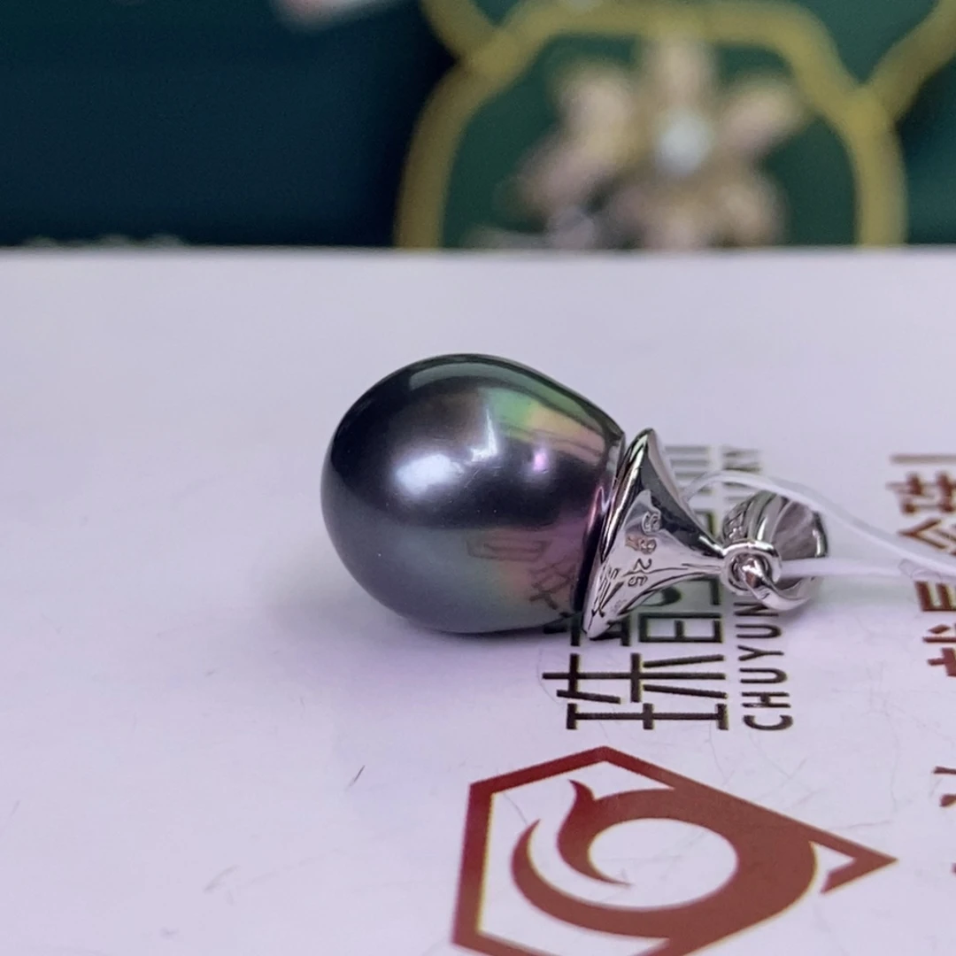 颈饰银S925镶嵌海水珍珠